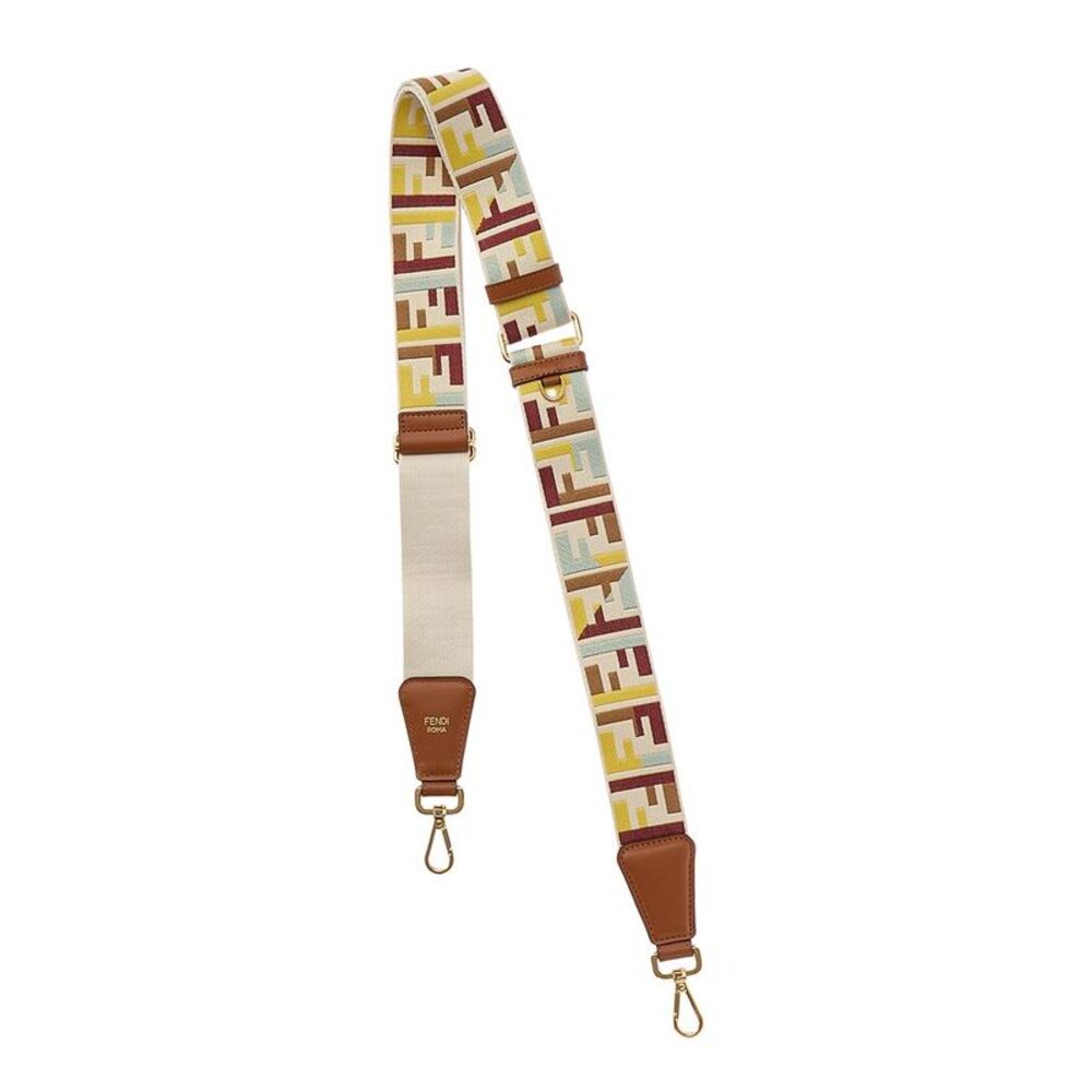 Fendi Strap You Shoulder Strap, White